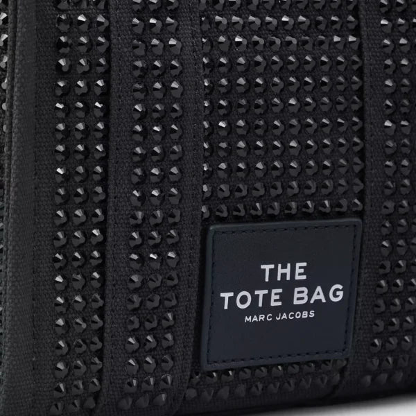 Marc Jacobs The Crystal Canvas Crossbody Tote Bag black crystal - Image 4