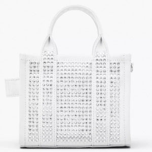Marc Jacobs The Crystal Canvas Crossbody Tote Bag white crystal - Image 3