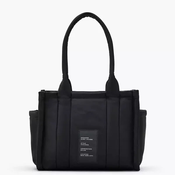MARC JACOBS The Puffy Nylon Medium Tote Bag - Black - Image 2