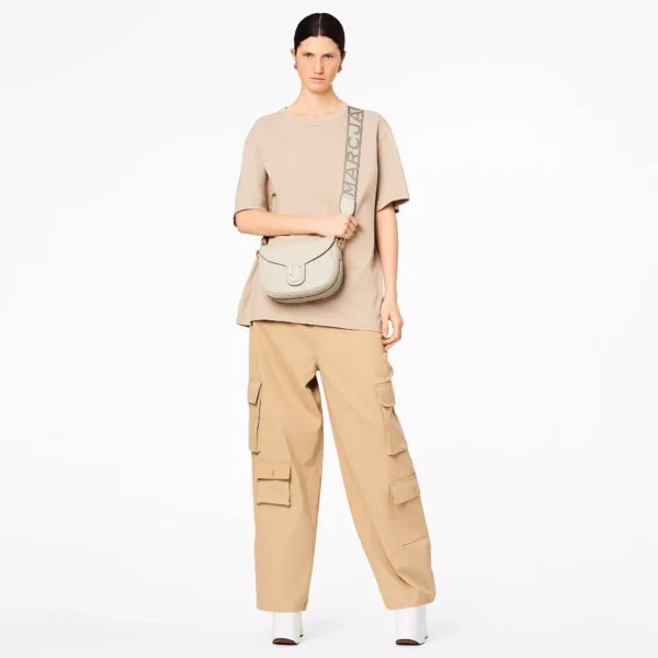 The Marc Jacobs J Marc Saddle Bag Cloud White - Image 2