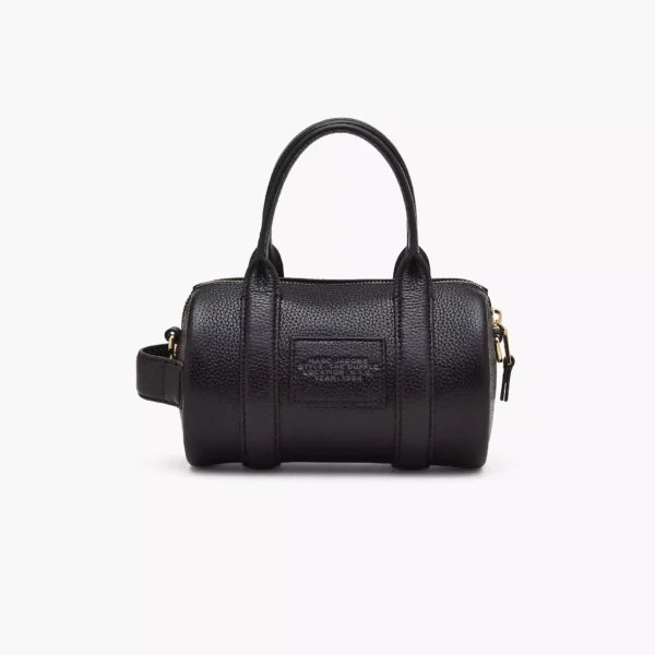 The Marc Jacobs Leather Mini Duffle Bag Black - Image 3