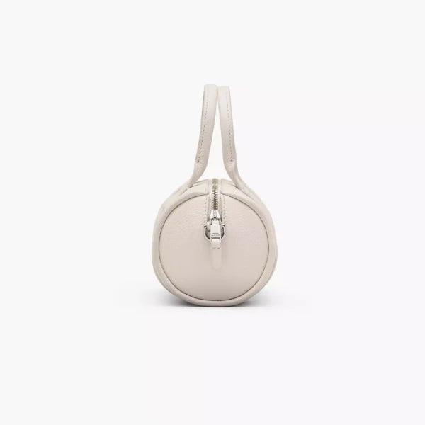 The Marc Jacobs Leather Mini Duffle Bag Cotton/Silver - Image 4