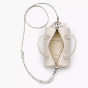 The Marc Jacobs Leather Mini Duffle Bag Cotton/Silver - Image 5