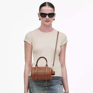 The Marc Jacobs Leather Mini Duffle Bag Argan Oil - Image 2