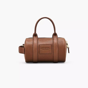 The Marc Jacobs Leather Mini Duffle Bag Argan Oil - Image 3