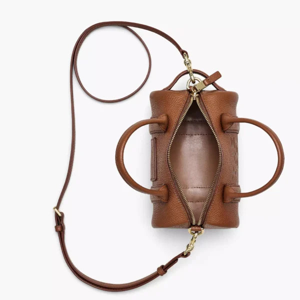 The Marc Jacobs Leather Mini Duffle Bag Argan Oil - Image 5