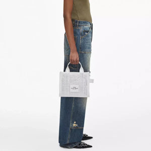 Marc Jacobs The Crystal Canvas Small Tote Bag white crystal - Image 7