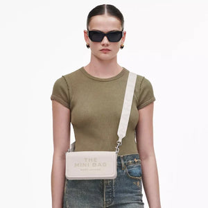 The Marc Jacobs Mini Bag Leather Cotton Silver - Image 2