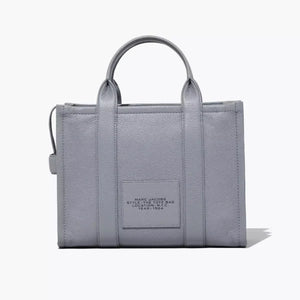 The Marc Jacobs Medium Tote Bag Leather Wolf Grey - Image 7