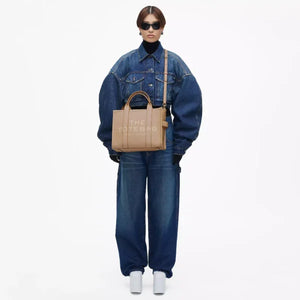The Marc Jacobs Medium Tote Bag Leather Camel - Image 2