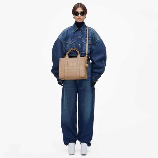 The Marc Jacobs Medium Tote Bag Leather Camel - Image 2