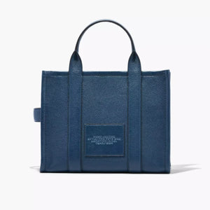 The Marc Jacobs Medium Tote Bag Leather Blue Sea - Image 3
