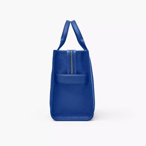 The Marc Jacobs Medium Tote Bag Leather Cobalt - Image 3