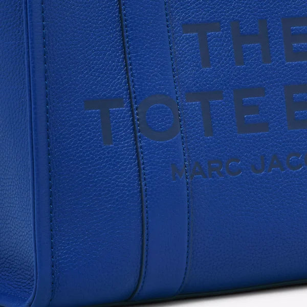 The Marc Jacobs Medium Tote Bag Leather Cobalt - Image 7