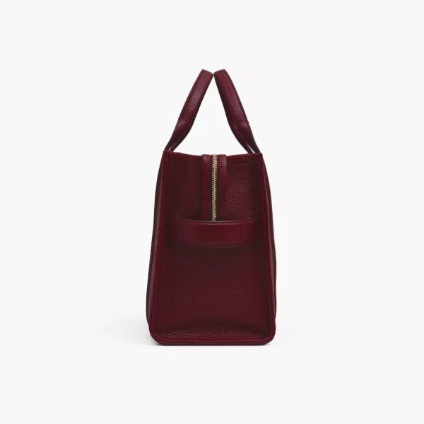 The Marc Jacobs Medium Tote Bag Leather Cherry - Image 3