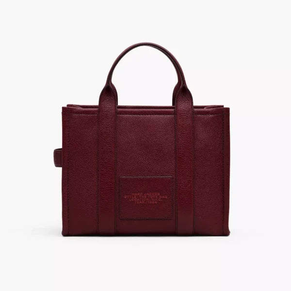 The Marc Jacobs Medium Tote Bag Leather Cherry - Image 4