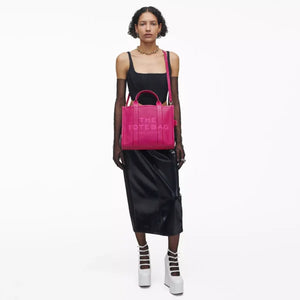 The Marc Jacobs Medium Tote Bag Leather Lipstick Pink - Image 2