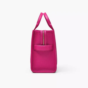 The Marc Jacobs Medium Tote Bag Leather Lipstick Pink - Image 3