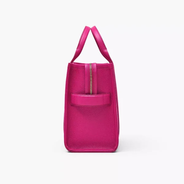 The Marc Jacobs Medium Tote Bag Leather Lipstick Pink - Image 3
