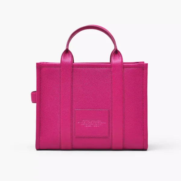 The Marc Jacobs Medium Tote Bag Leather Lipstick Pink - Image 4