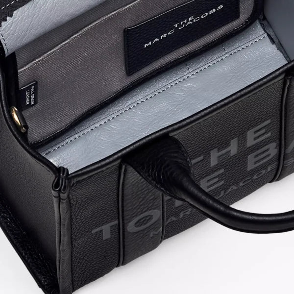 The Marc Jacobs Small Tote Bag Leather Black - Image 5