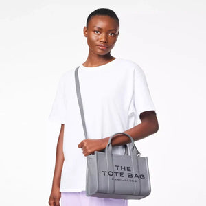 The Marc Jacobs Small Tote Bag Leather Wolf Grey - Image 2