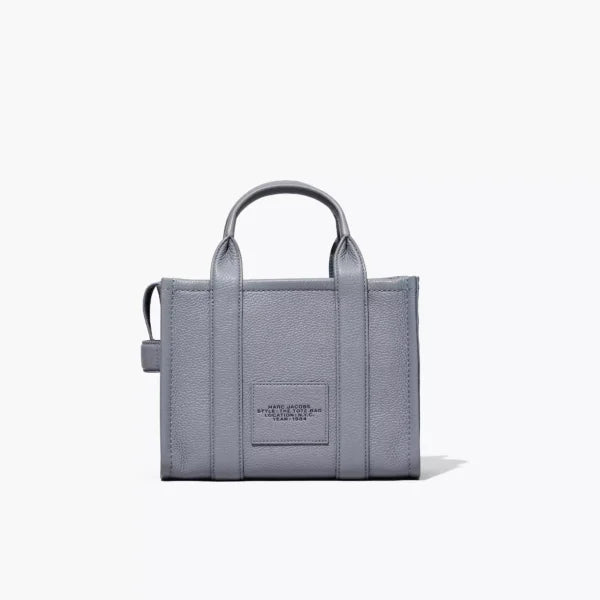 The Marc Jacobs Small Tote Bag Leather Wolf Grey - Image 6