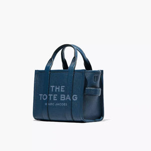 The Marc Jacobs Small Tote Bag Leather Blue Sea - Image 4
