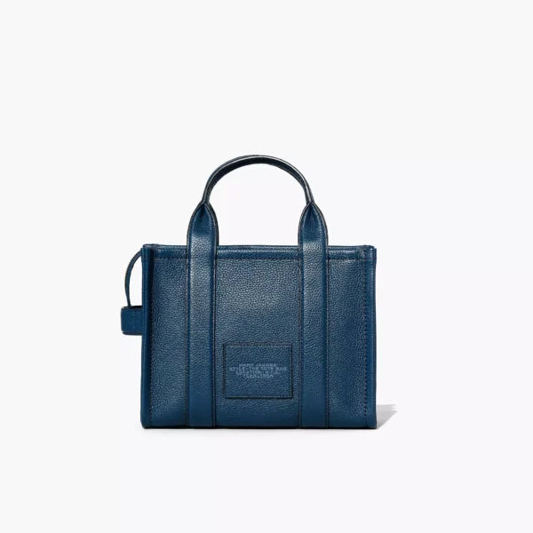 The Marc Jacobs Small Tote Bag Leather Blue Sea - Image 5