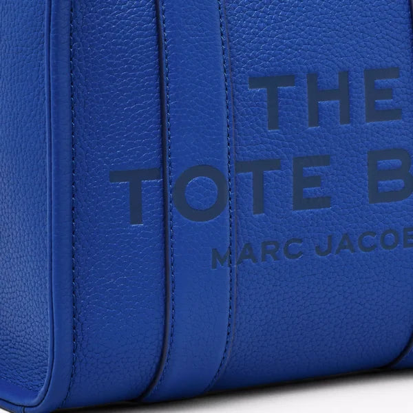 The Marc Jacobs Small Tote Bag Leather Cobalt - Image 7