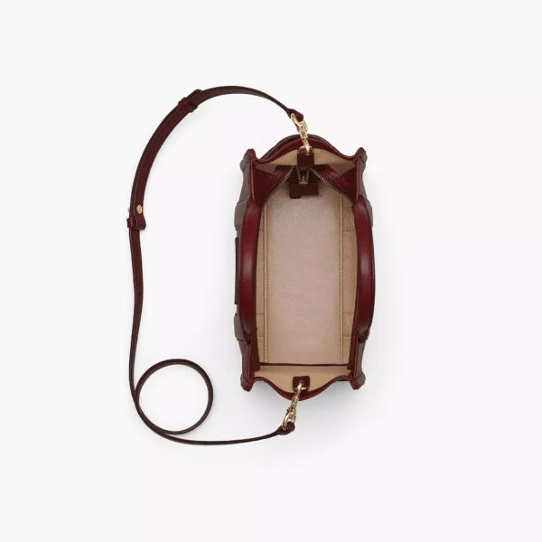 The Marc Jacobs Small Tote Bag Leather Cherry - Image 5