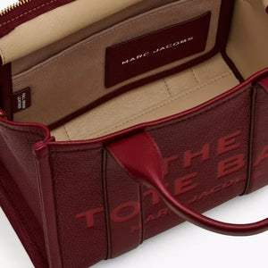 The Marc Jacobs Small Tote Bag Leather Cherry - Image 6