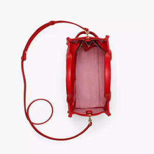 The Marc Jacobs Small Tote Bag Leather True Red - Image 5