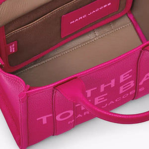 The Marc Jacobs Small Tote Bag Leather Lipstick Pink - Image 6