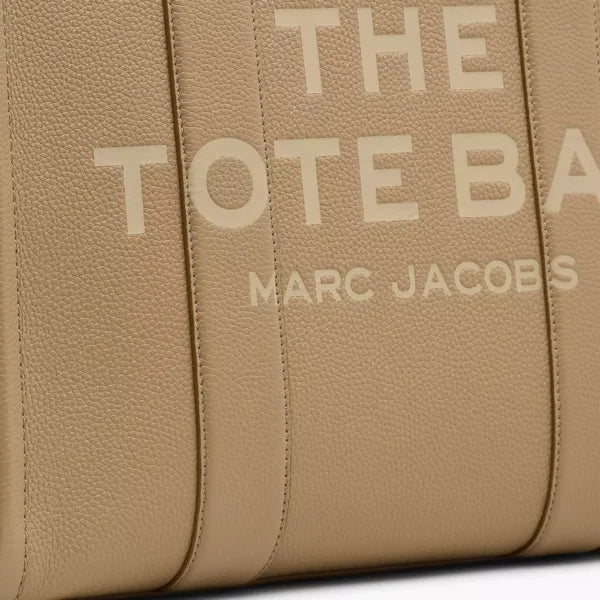 THE Marc Jacobs LEATHER LARGE TOTE BAG Camel - Image 5