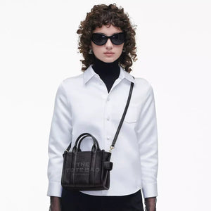 The Marc Jacobs Crossbody Tote Bag Leather Black - Image 2