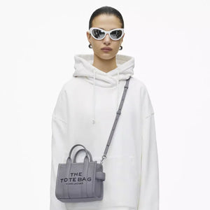 The Marc Jacobs Crossbody Tote Bag Leather Wolf Grey - Image 2