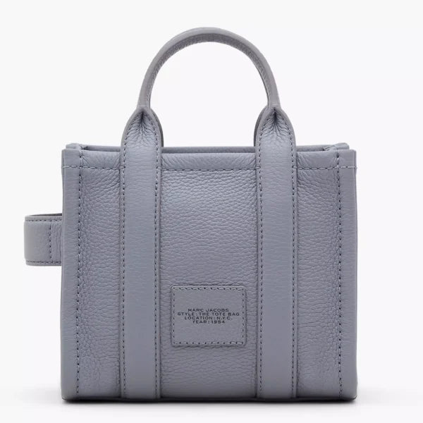 The Marc Jacobs Crossbody Tote Bag Leather Wolf Grey - Image 3