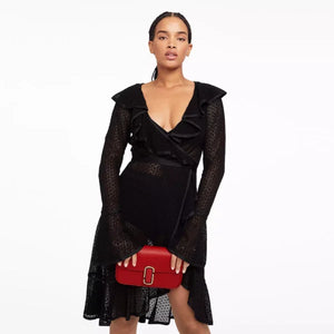 The Marc Jacobs J Marc Shoulder Bag True Red - Image 6