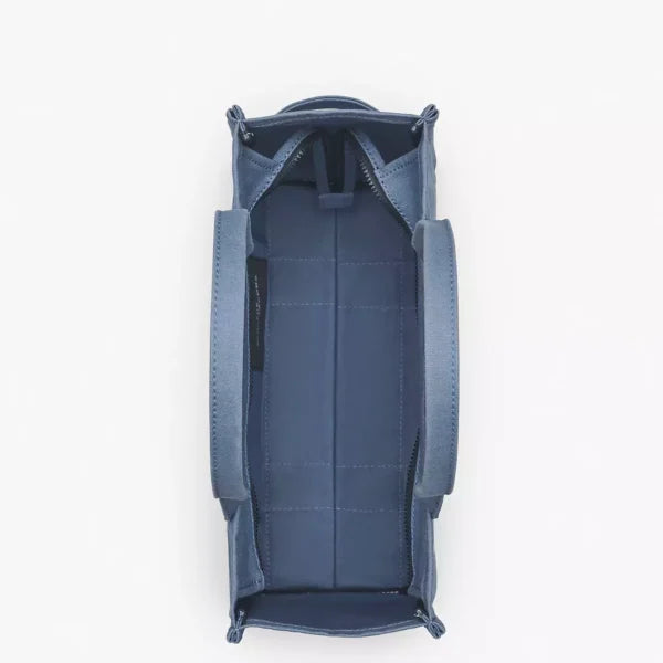 THE Marc Jacobs CANVAS LARGE TOTE BAG Blue Shadow - Image 4