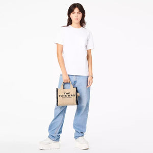The Marc Jacobs Small Tote Bag Jacquard Warm Sand - Image 4