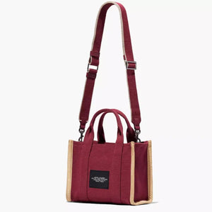 The Marc Jacobs Small Tote Bag Jacquard Merlot - Image 3