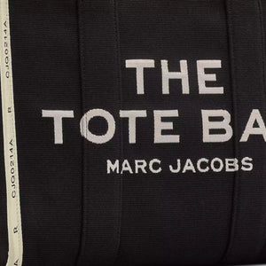 THE Marc Jacobs JACQUARD LARGE TOTE BAG Black - Image 4