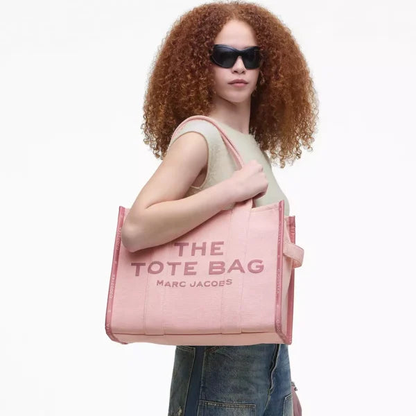 THE Marc Jacobs JACQUARD LARGE TOTE BAG Rose - Image 2
