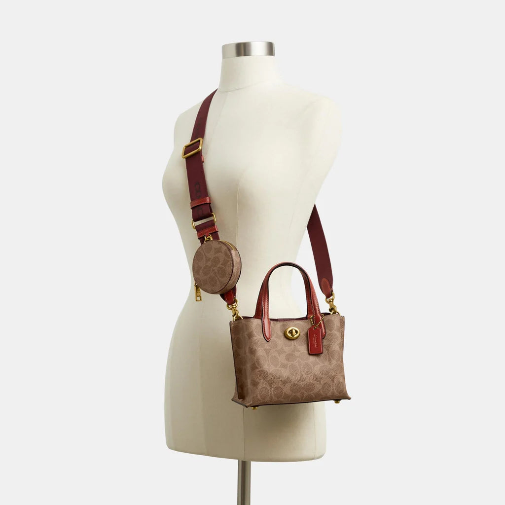 Coach Willow Tote Bag 18 In Signature Canvas - Image 5