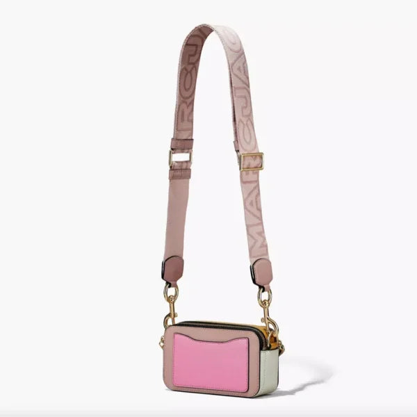The Marc Jacobs Snapshot Cross-Body Bag Colorblock Rose/Goldenrod/Vanilla - Image 5