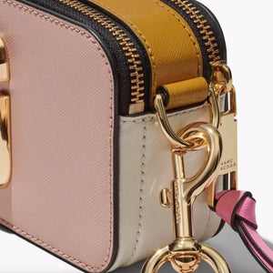 The Marc Jacobs Snapshot Cross-Body Bag Colorblock Rose/Goldenrod/Vanilla - Image 4