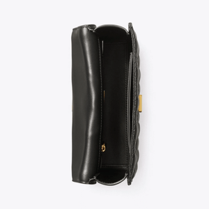 Tory Burch Small Fleming Convertible Shoulder Bag Black - Image 4