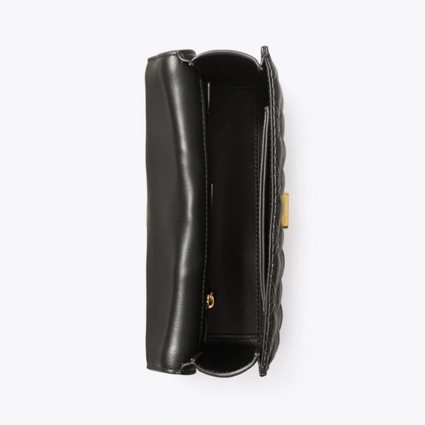 Tory Burch Small Fleming Convertible Shoulder Bag Black - Image 4