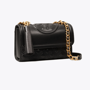Tory Burch Small Fleming Convertible Shoulder Bag Black - Image 2